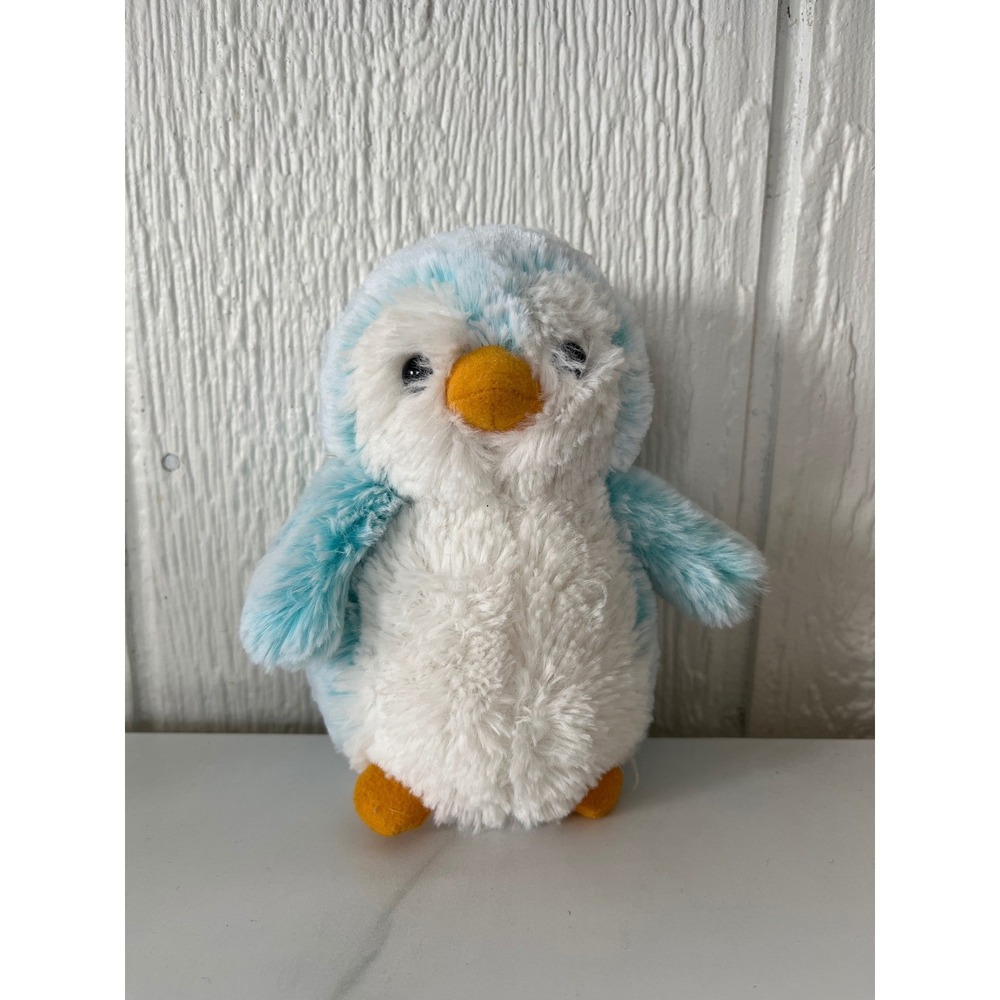 Aurora World Plush Penguin Stuffed Animal Toy Blue White Small